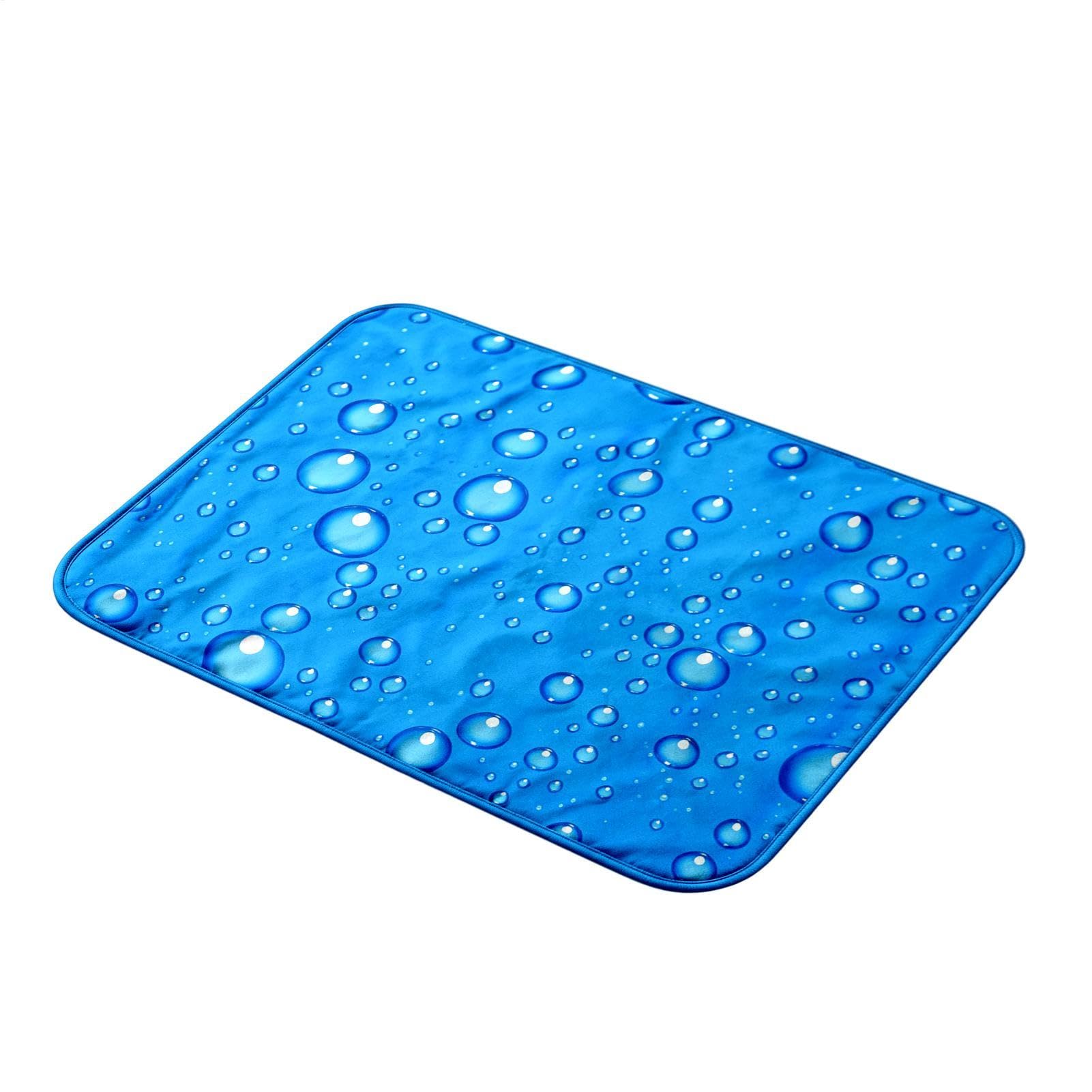 Generisch Alfombrilla de refrigeración para perros, impermeable, lavable, antideslizante | Esterilla de enfriamiento para perros de verano al aire libre para gatitos pequeños y medianos grandes, jaula de caja al aire