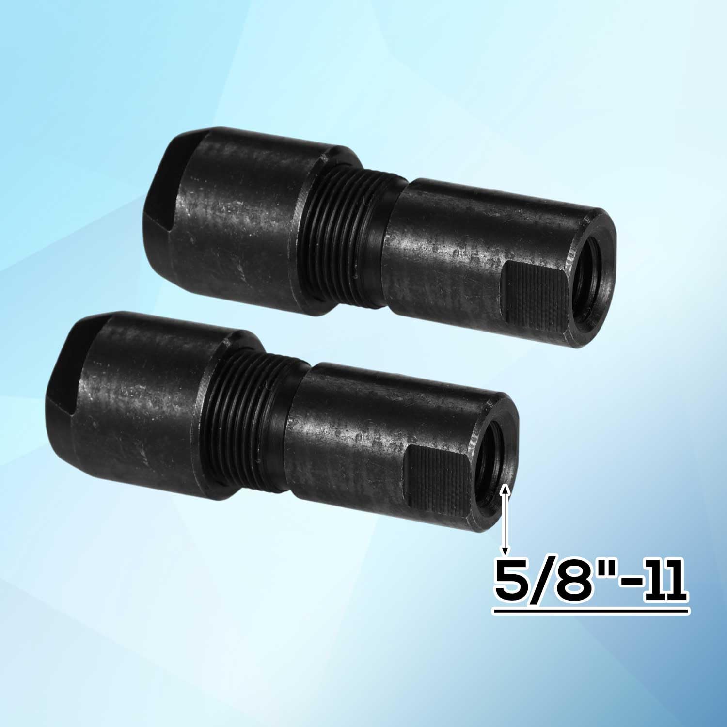 Set di Adattatori Smerigliatrice Angolare 3mm e 6mm, Kit Conversione Mandrino Dritto 5/8-11 per Rettifica Lucidatura Intaglio