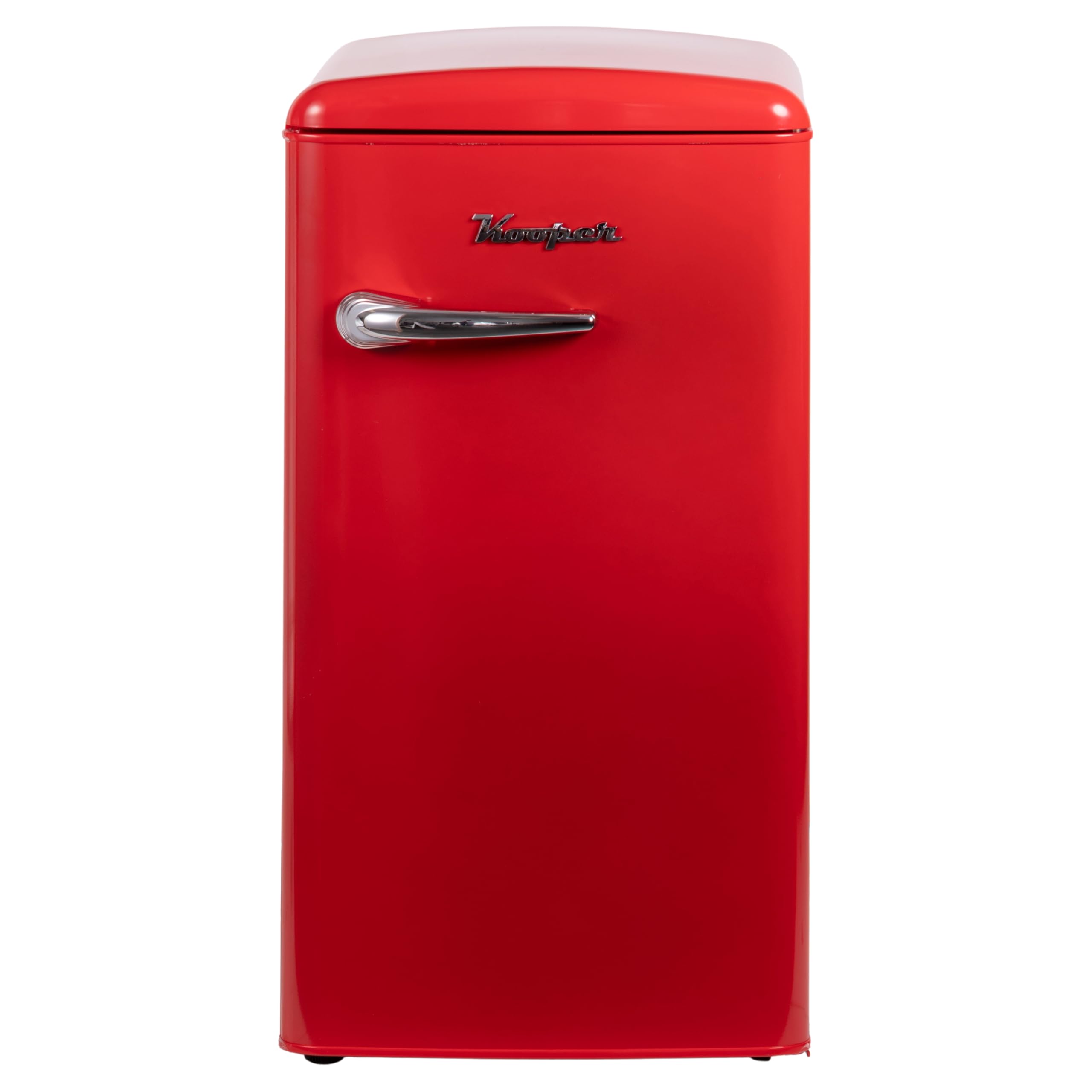 Frigorifero vintage monoporta 100 L. 44,9X48,3X88,2 cm, rosso, Kooper