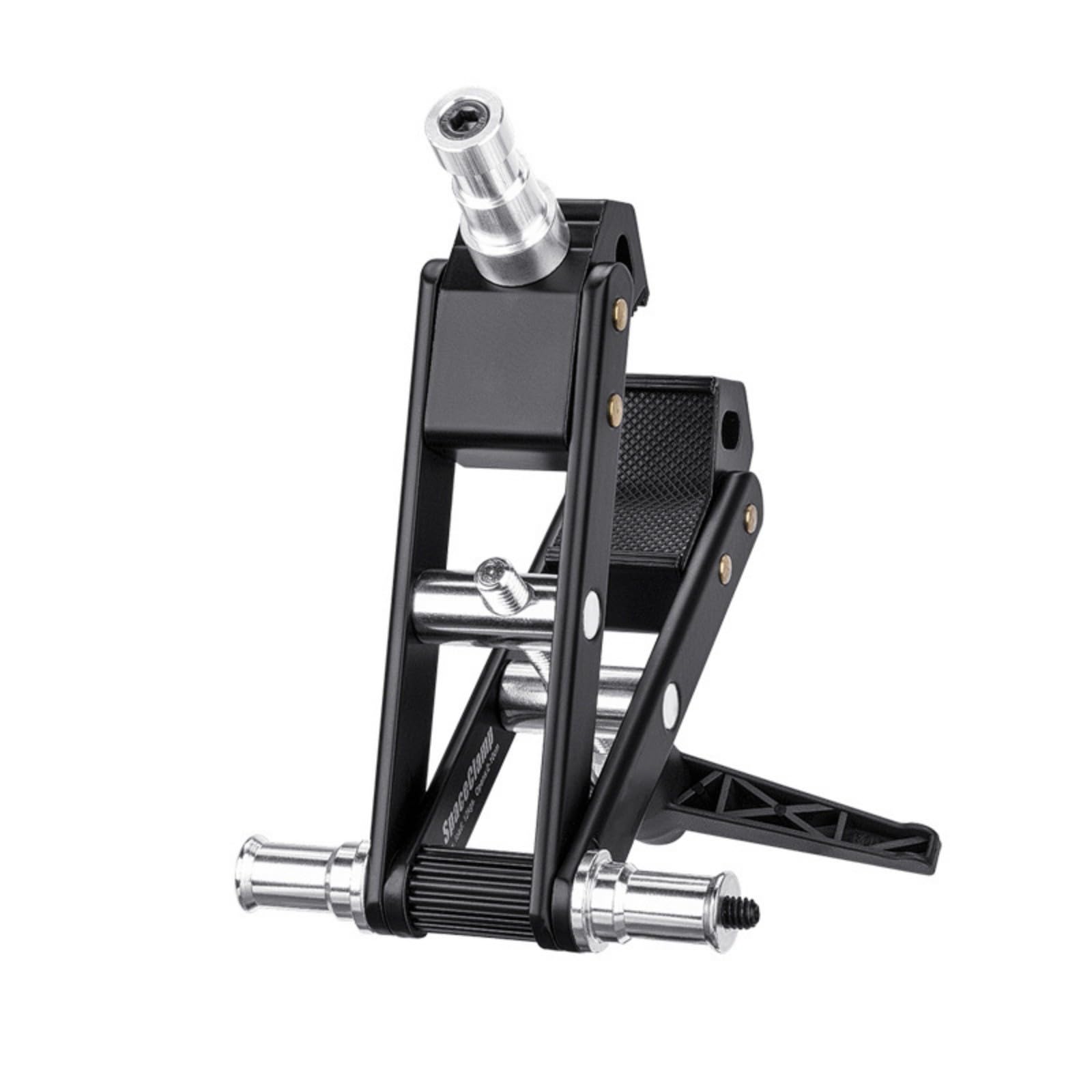 Supporto a morsetto per fotocamera super forte per fotocamera fotografica, riempimento luci fino a 12 kg, capacità del cuscinetto di carico nero