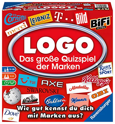 Preisvergleich Produktbild Ravensburger Spiele 26083 - LOGO - Das große Quizspiel der Marken