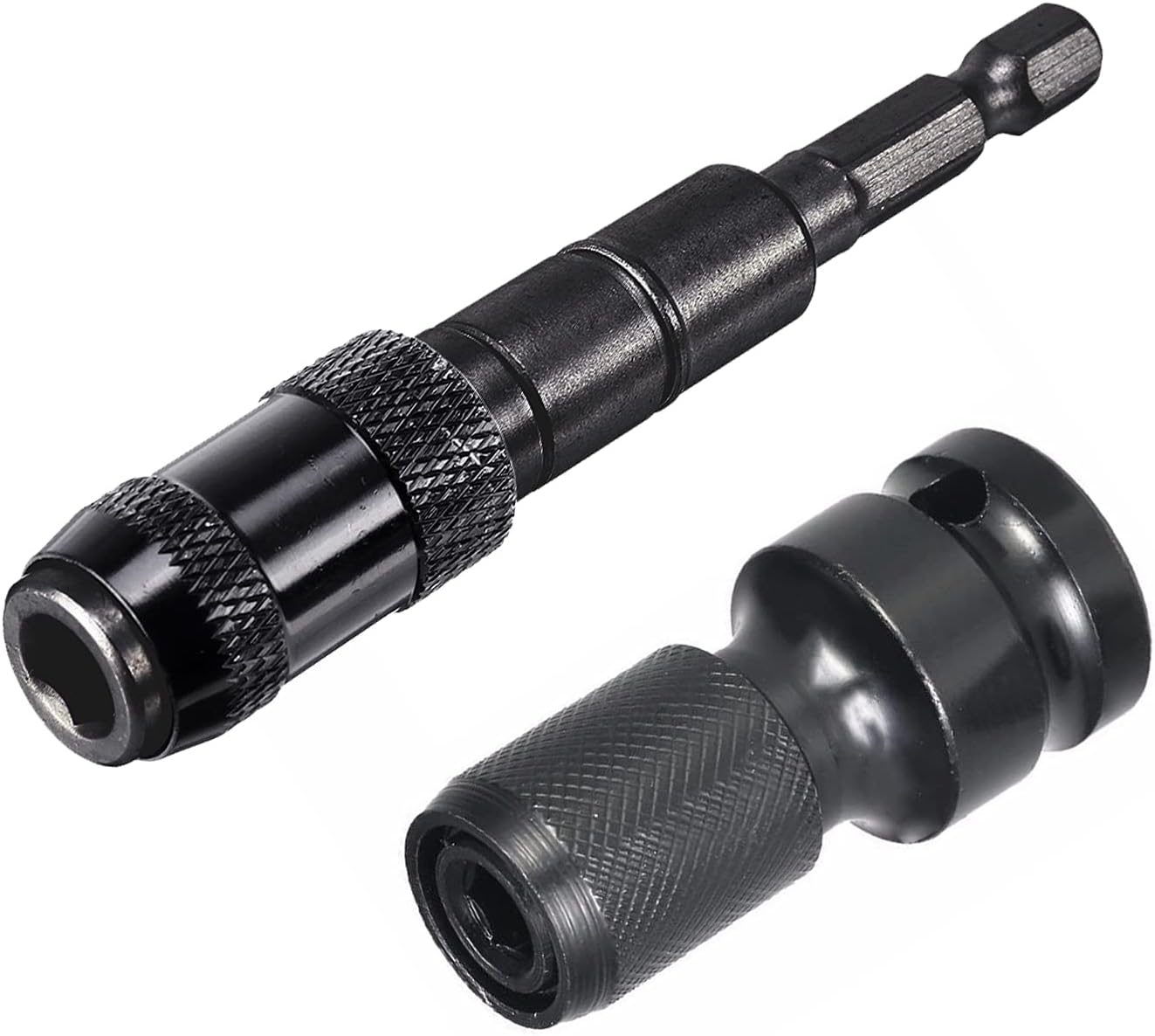 Flexible Screwdriver Bit Holder with Pivoting Knuckle and