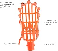 Vista 4 de Housoutil 2 unids Herramienta de Fruta Huerto Recogedor de Frutas Jujube Picker Cestas Caqui Azufaifo Mango Colector Plástico