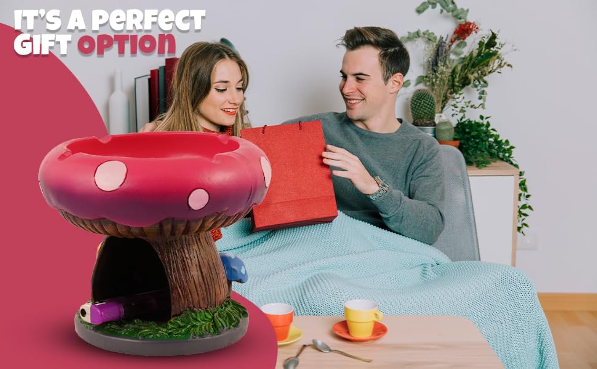 Mega Mushroom Ashtray - Stylish Design for Home