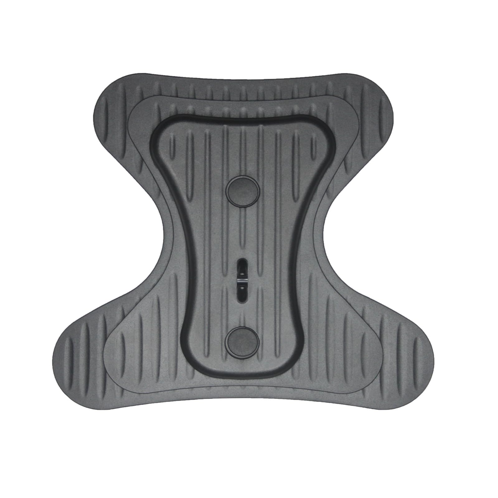 Compatible with Herman Miller Classic Aeron Chairs, PostureFit Butterfly Lumbar Support Replacement with Polyurethane Back Pad, Graphite Black, Sizes A B C Universal