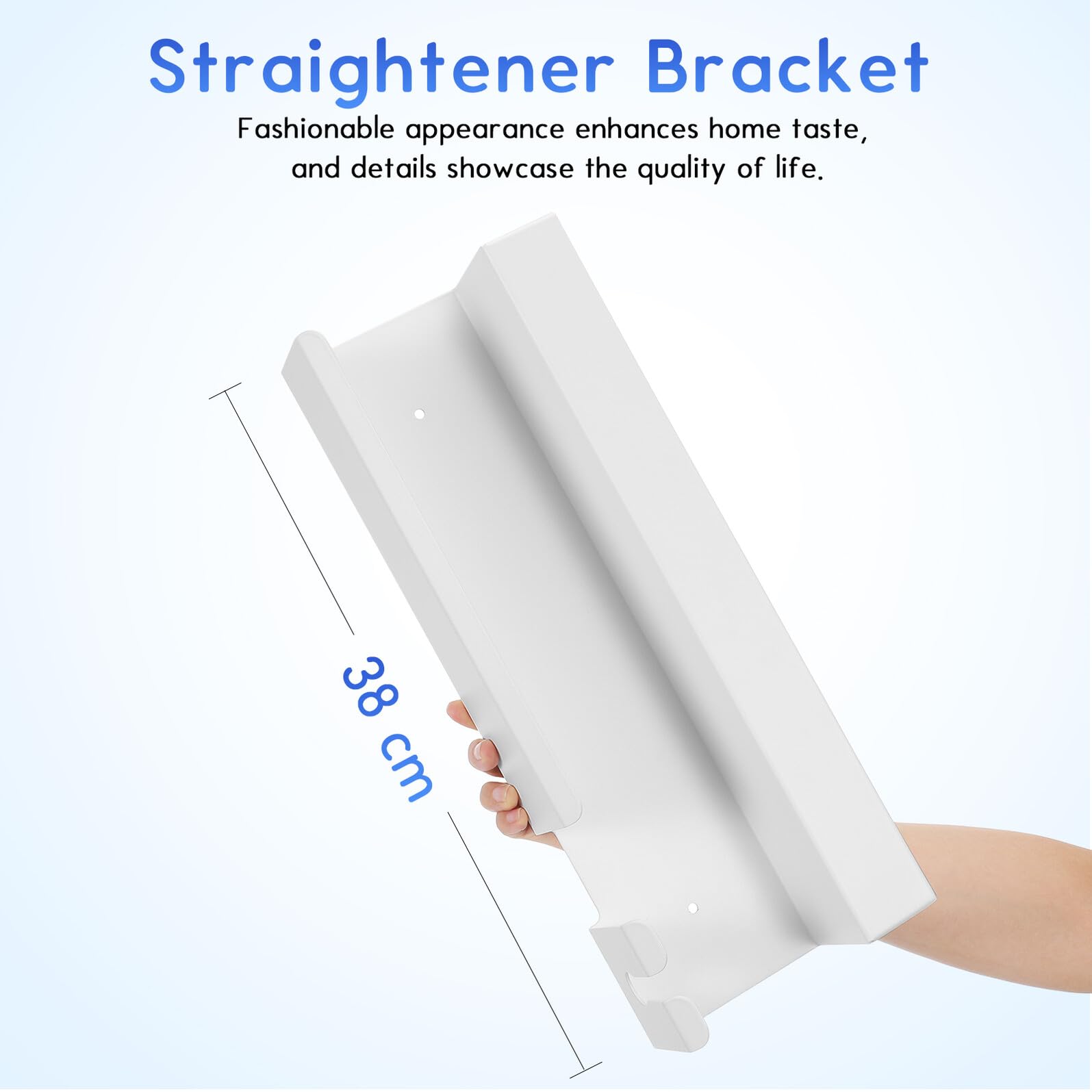 Wandhalterung Für Haartrockner Aus Aluminium Organizer Für Haarutensilien Föhnhalter Für Badezimmer Platzsparendes Design Bequemer Schnellzugriff Hitzebeständige Konstruktion