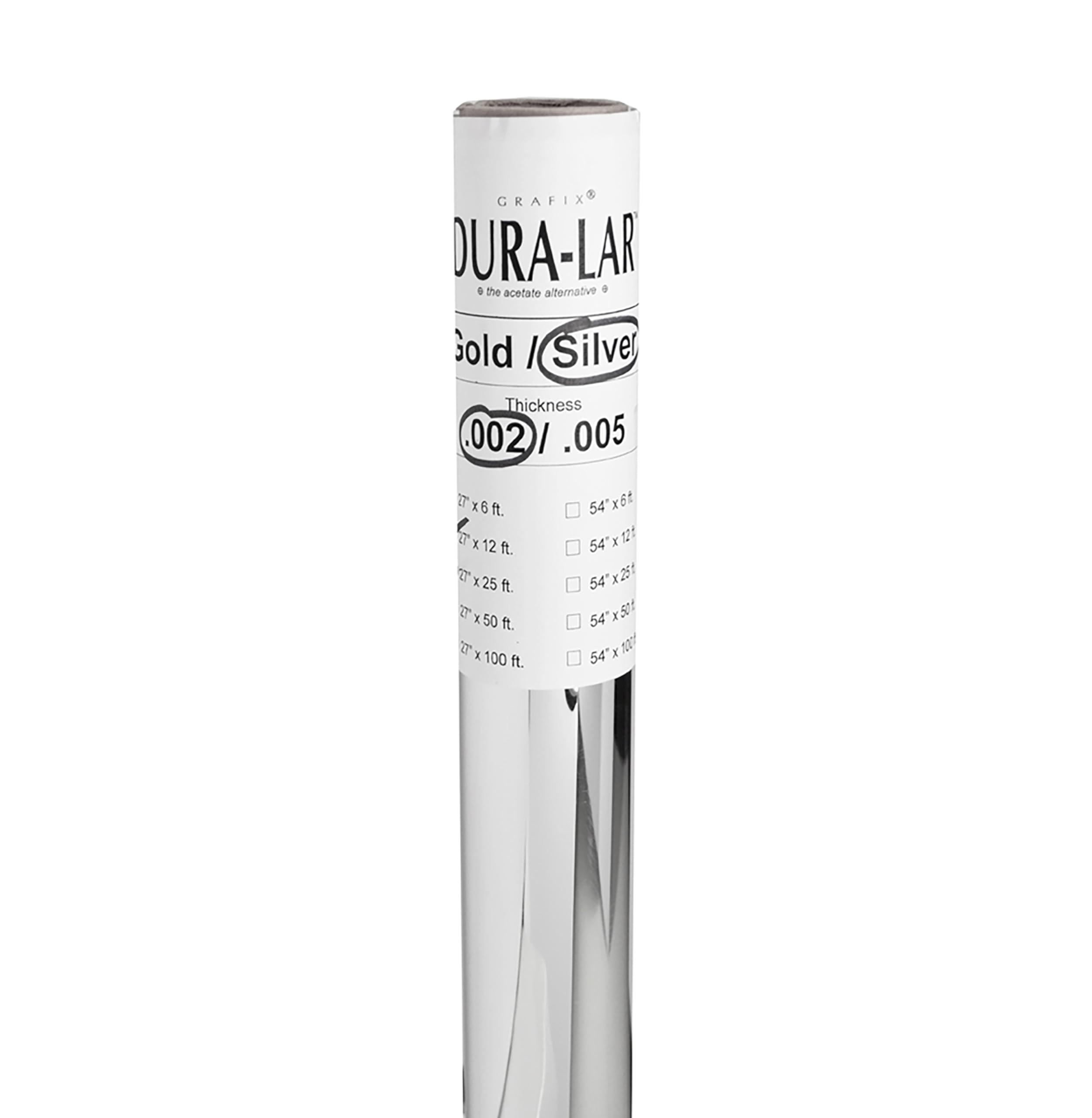 Rouleau Dura-lar Grafix Argent 0,002 pour illuminer votre décoration de table festive