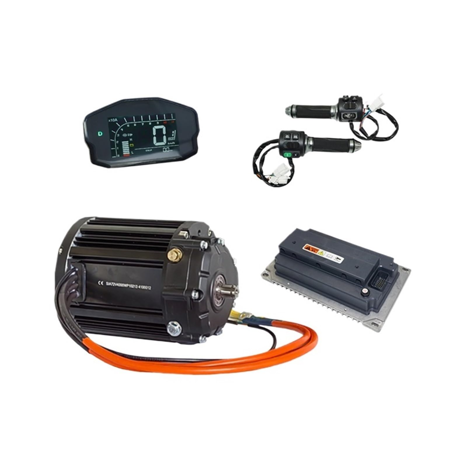 Hub Motor QS138 V3 Mid Drive Motor Kit 4000W Rated 7200rpm 1:2.35 EM200-2SP Controller