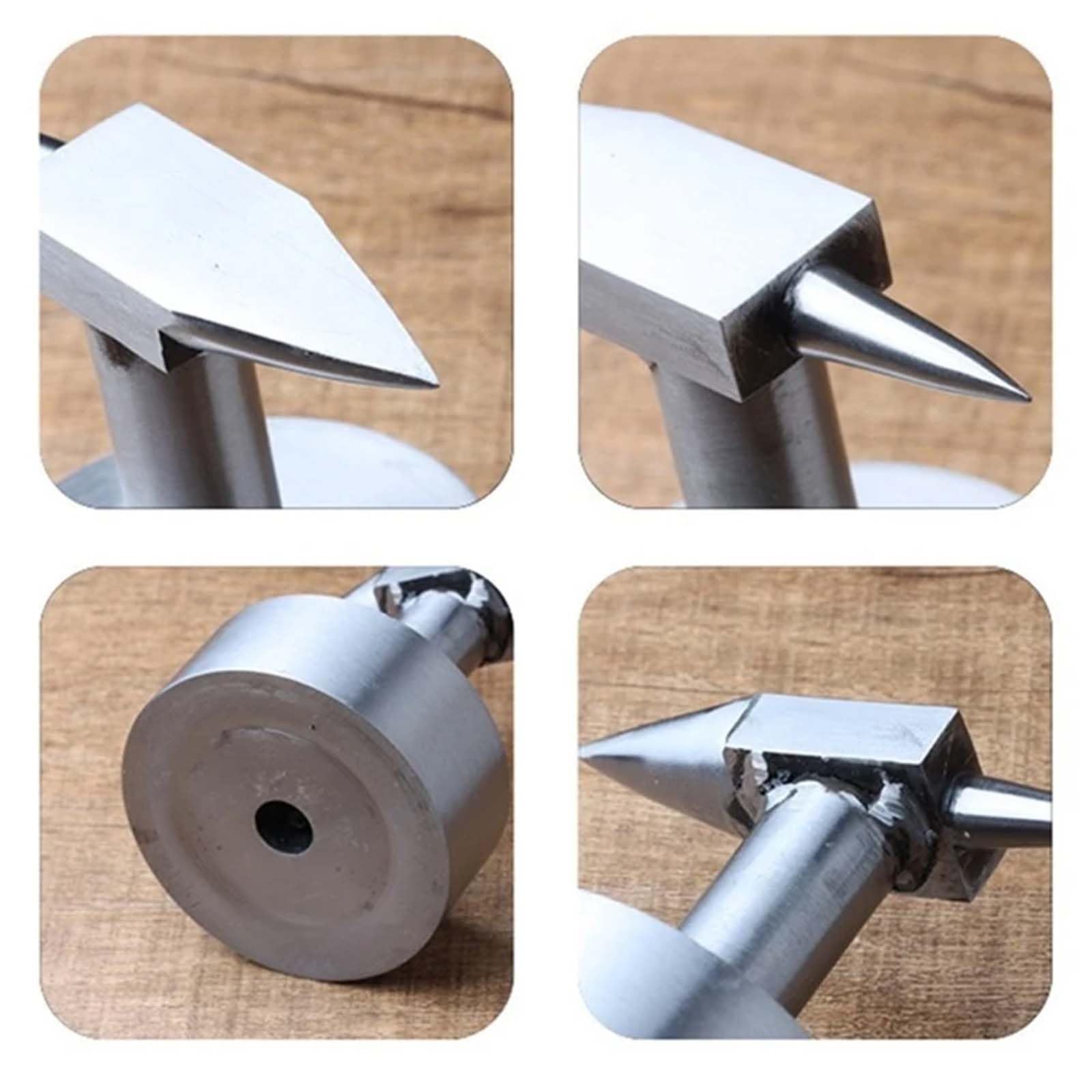 Professionelle Schmuckherstellung Werkzeuge Schmuck Verarbeitung Bank Mini Double Horn Amboss Kleine Geschmiedete Stahl Amboss Hammering Tools