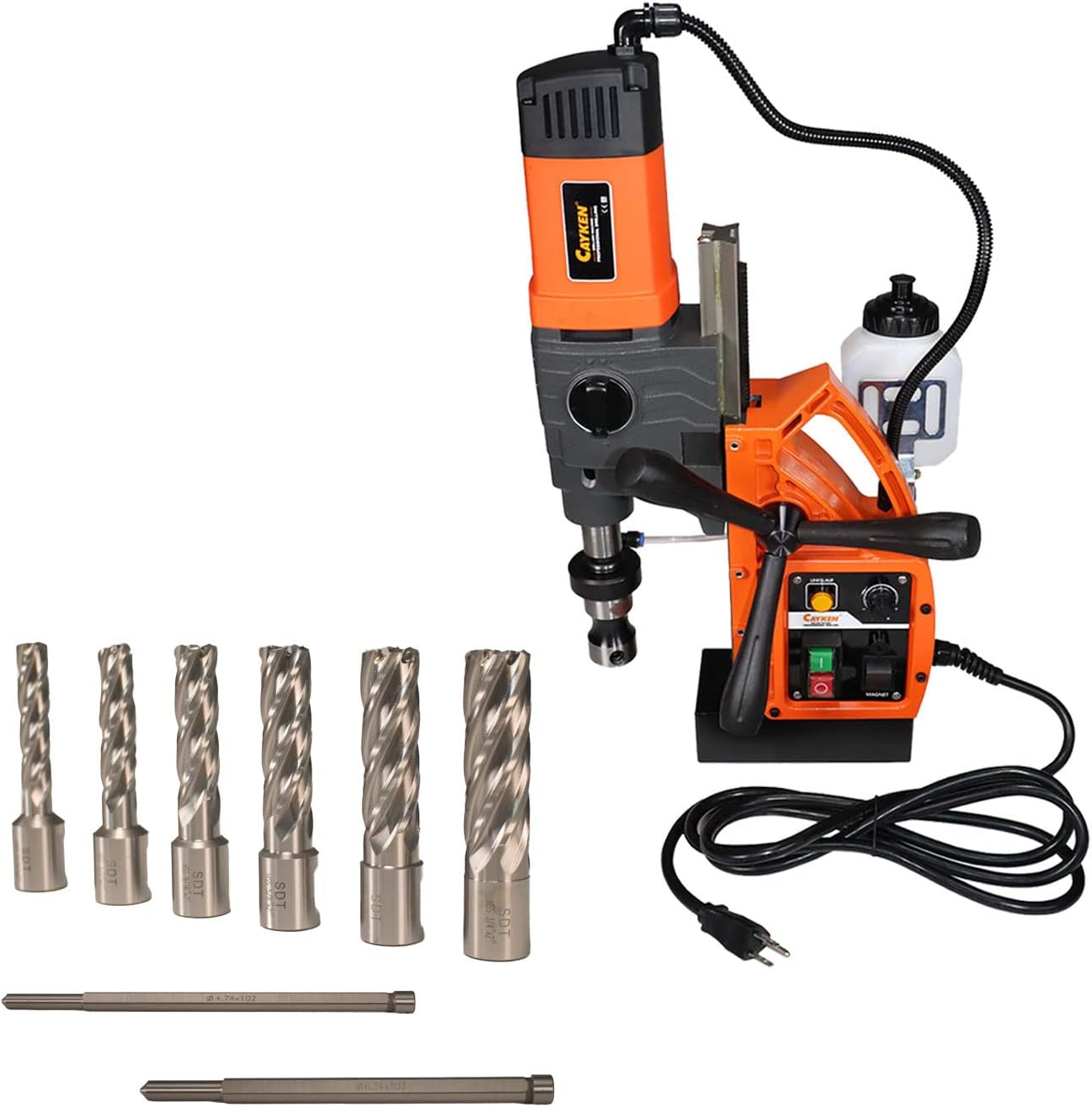 CAYKENKCY-48-2WDO 1.8in. Magnetic Drill Press with 7PC 2in. Small Annular Cutters