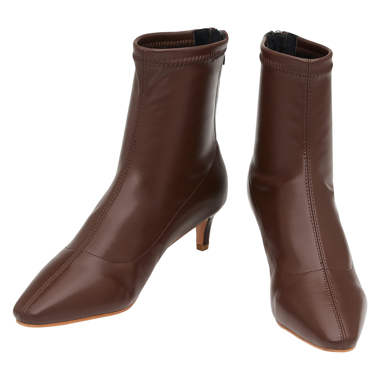 C.ParavanoAnkle Boots for Women | High Heel Boots | Ankle Booties Womens | Heel Boots for Women | Booties for Women | Pointed Toe Boots | Stilettos Boots for Women | Zip Side Ankle Boots