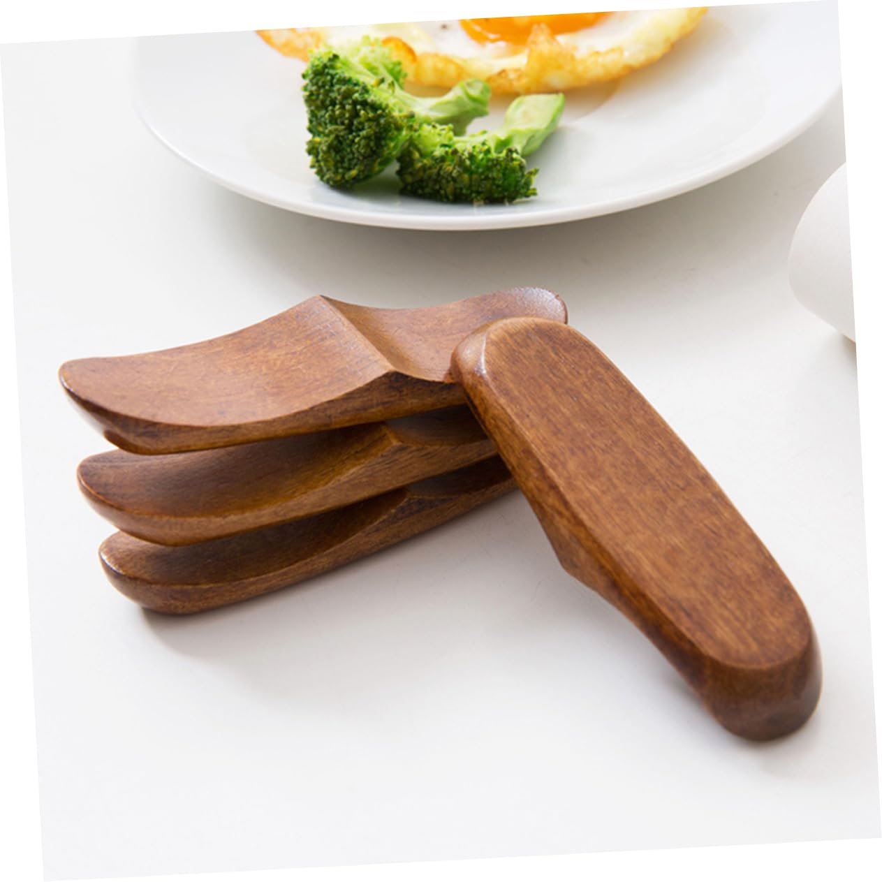 Soporte para palillos – Pack de 3 soportes de madera para utensilios para restaurantes, 8,5 x 2,5 x 1 cm, ideal para uso doméstico y comedor