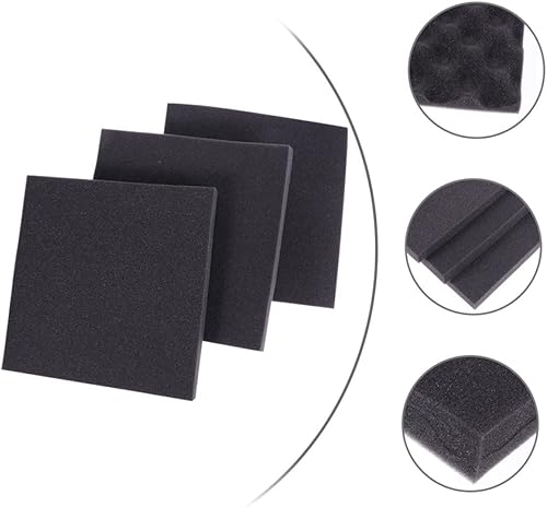 Miniatura 7 de Baluue 6 piezas de algodón que absorben el sonido a prueba de sonido de algodón acústico paneles de espuma de amortiguación de espuma al aire libre