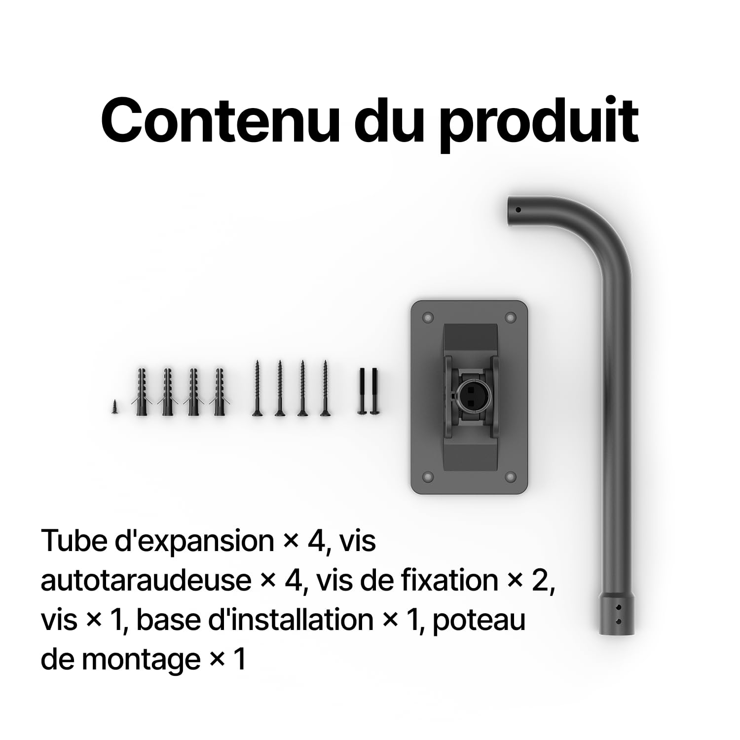 Segway Navimow Kit de Montage d'Antenne, Compatible avec Les Séries Navimow i105E, i205 AWD, i208 AWD, X4, X3 et Terranox