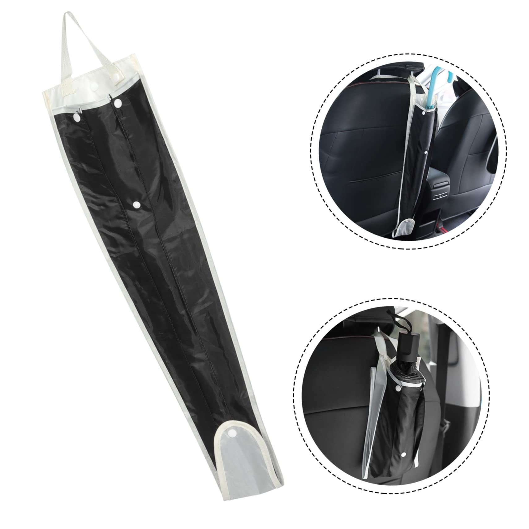 ABOOFAN 5 Piezas bolsas de paraguas Organizador de asiento de coche bolsa de paraguas de coche organizador de asiento de camión paraguero Asiento de coche soporte para colgar coche