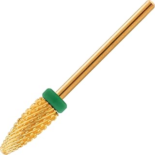 MIRACLE Nail Bits - 3/32" Flame shape Nail Drill Bits for Manicure, Pedicure, Cuticle, and Gel Polishing (Coarse)