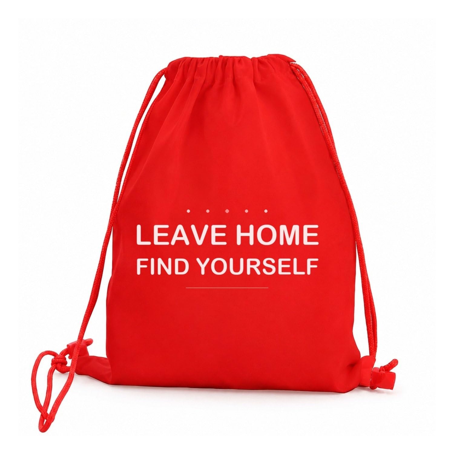 Kinsey Knitt Drawstring Backpack 971 Red-image-2
