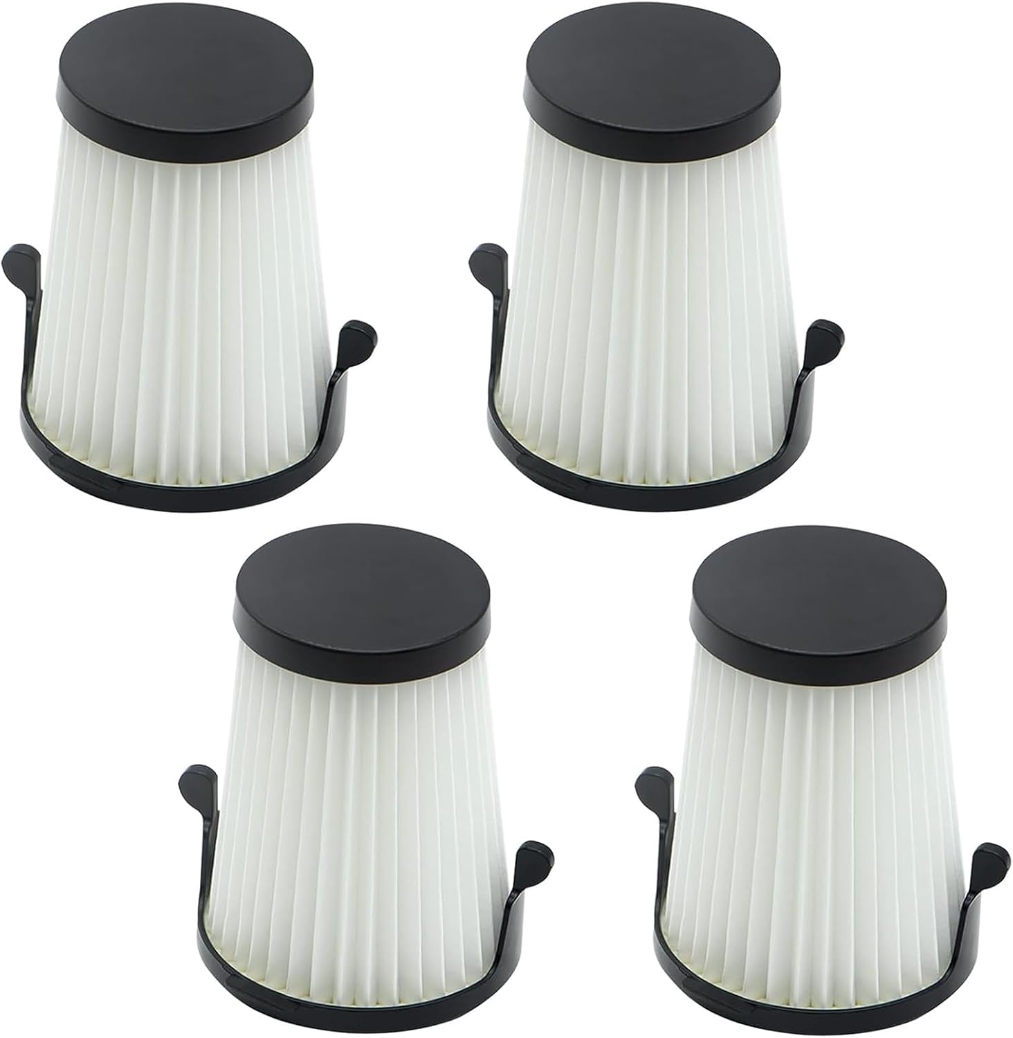 4 Pack 49-90-1950 Hepa Vacuum Replacement Filters Compatible with Milwaukee M12 Filter Compact Vacuum 0850-20, Part# 49-90-1950