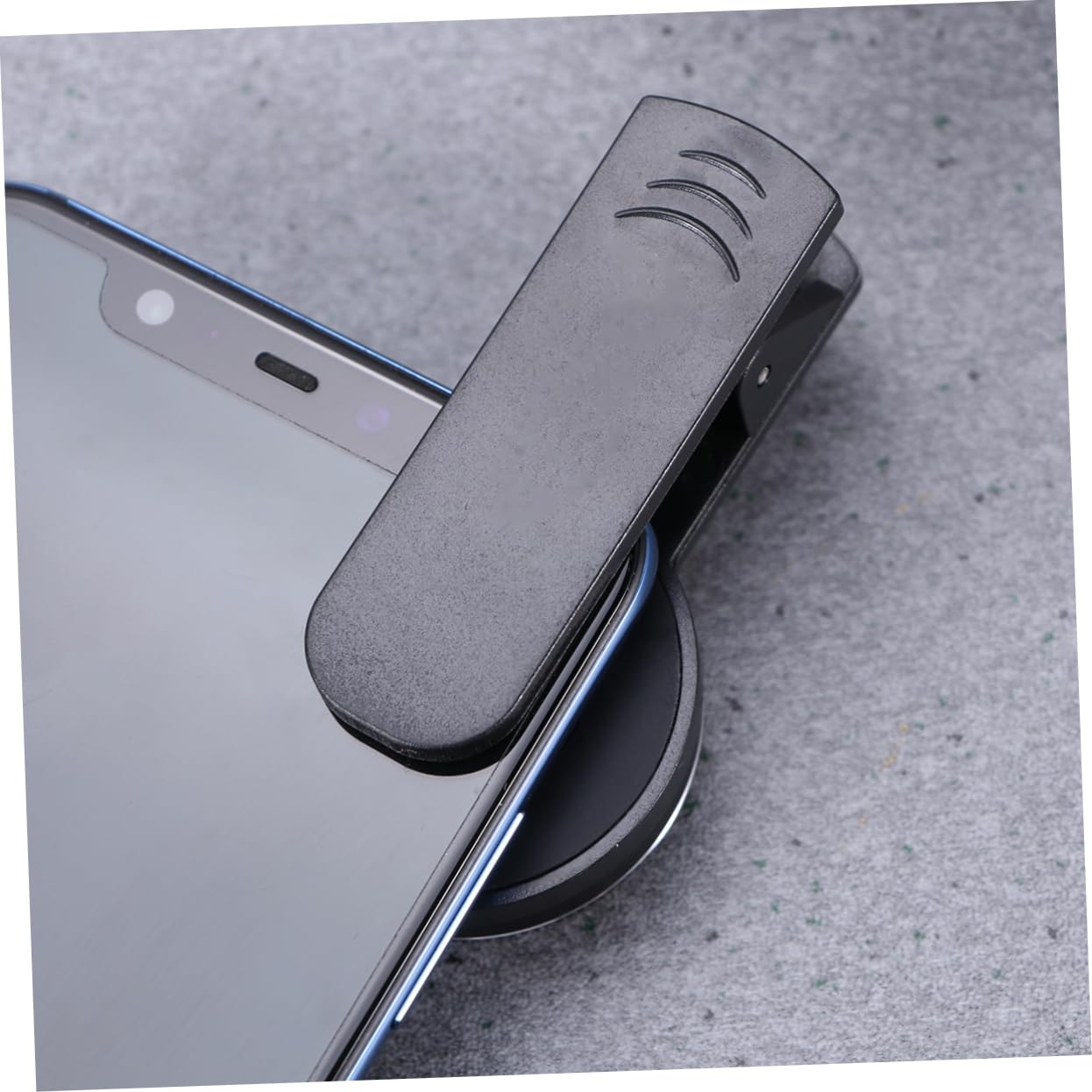 HOMSFOU 3 Pezzi Attacco Per Telefono 37 Mm Obiettivo Macro 15x Ottica Esterna Alta Definizione Facile Da Installare Nero