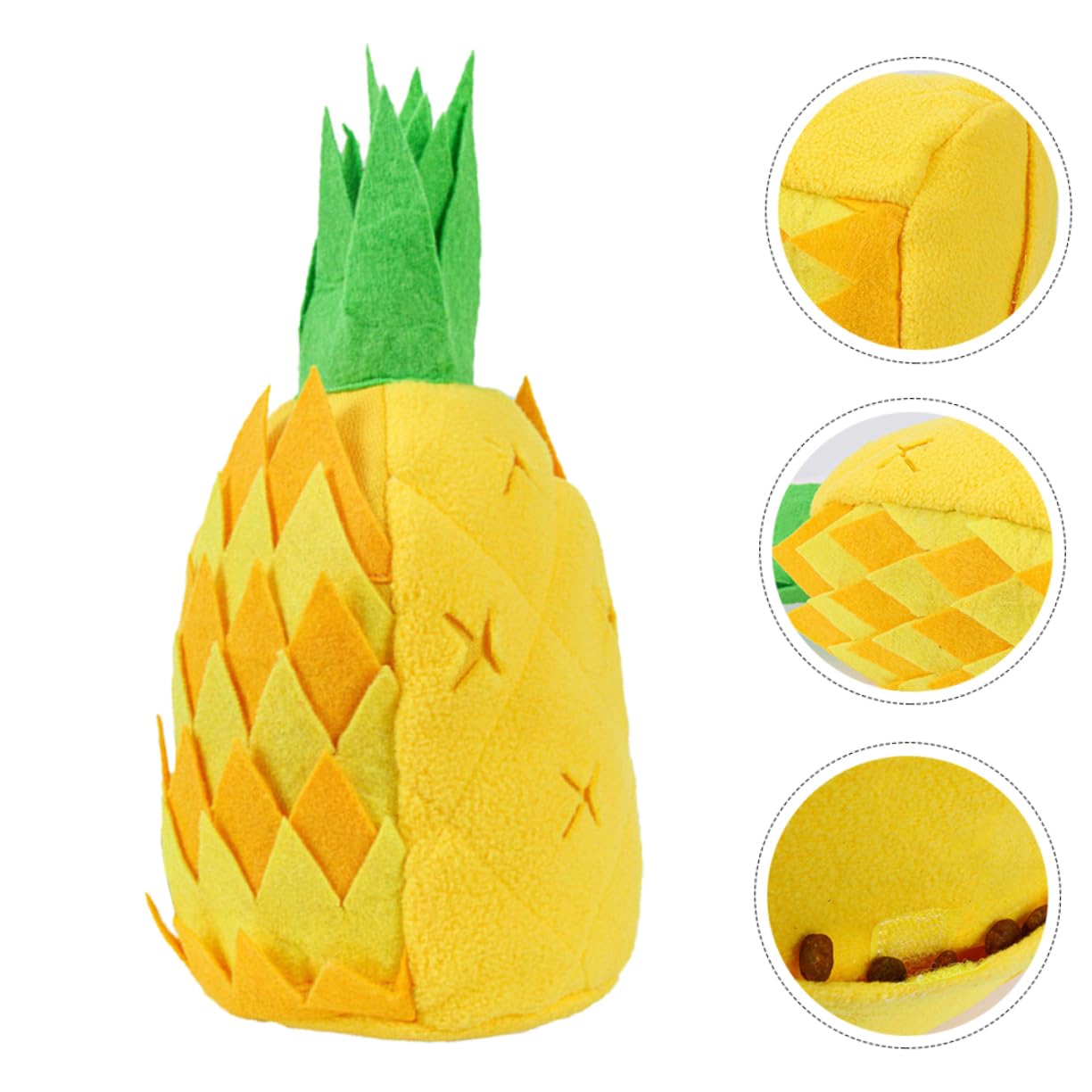 BESPORTBLE Jouet Éducatif Ananas pour Chiens Jouet De Reniflement pour Chiots Stimule Intelligence Et pour Friandises