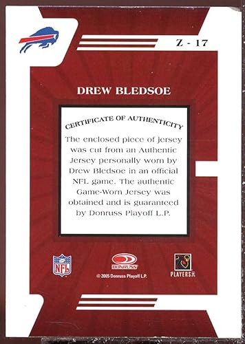 Miniatura 2 de Drew Bledsoe Card 2005 Zenith Z-Jerseys #17