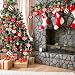 Imagen de 24 bastones de caramelo para decoración de árbol de Navidad con cordón