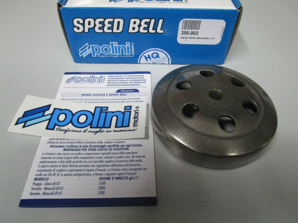 CAMPANA FRIZIONE POLINI PER YAMAHA-MINARELLI DIAMETRO 107