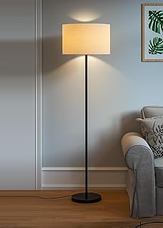 Unity Enterprises®Metal Floor Lamp Standing Modern Silver Lamp Shade for Living Room Corner, Home, Hotel, Office 12 Inche... Price In India
