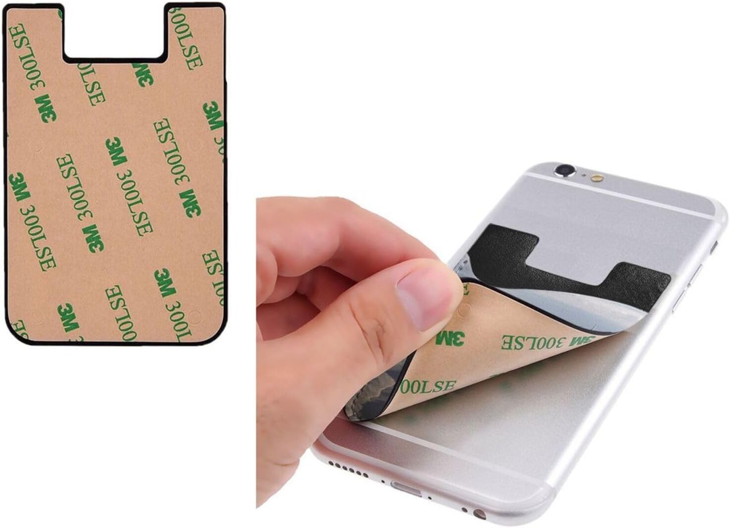 Two Plane Phone Card Holder Leather Slim Phone Wallet image 4