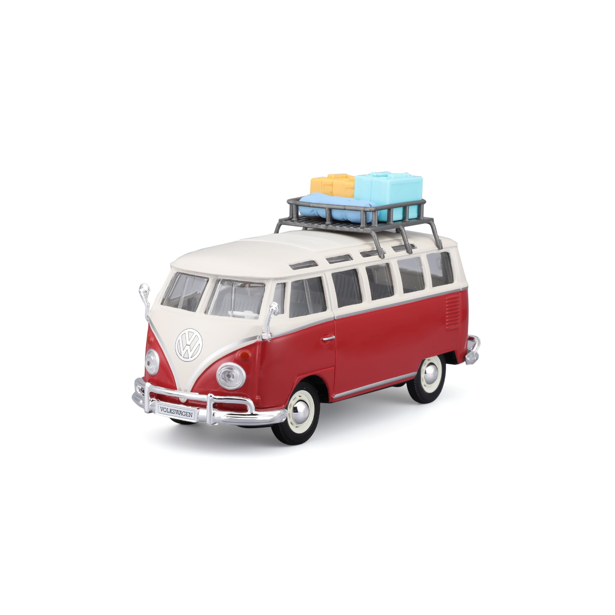 VW Volkswagen T1 'Samba'  Van with luggage rack Maisto 1/25 diecast model #32471