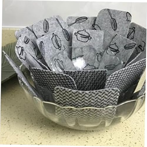 Miniatura 3 de VOSAREA Protector de utensilios de cocina, separador de ollas, tapas de silicona para utensilios de cocina, almohadillas de silicona para utensilios