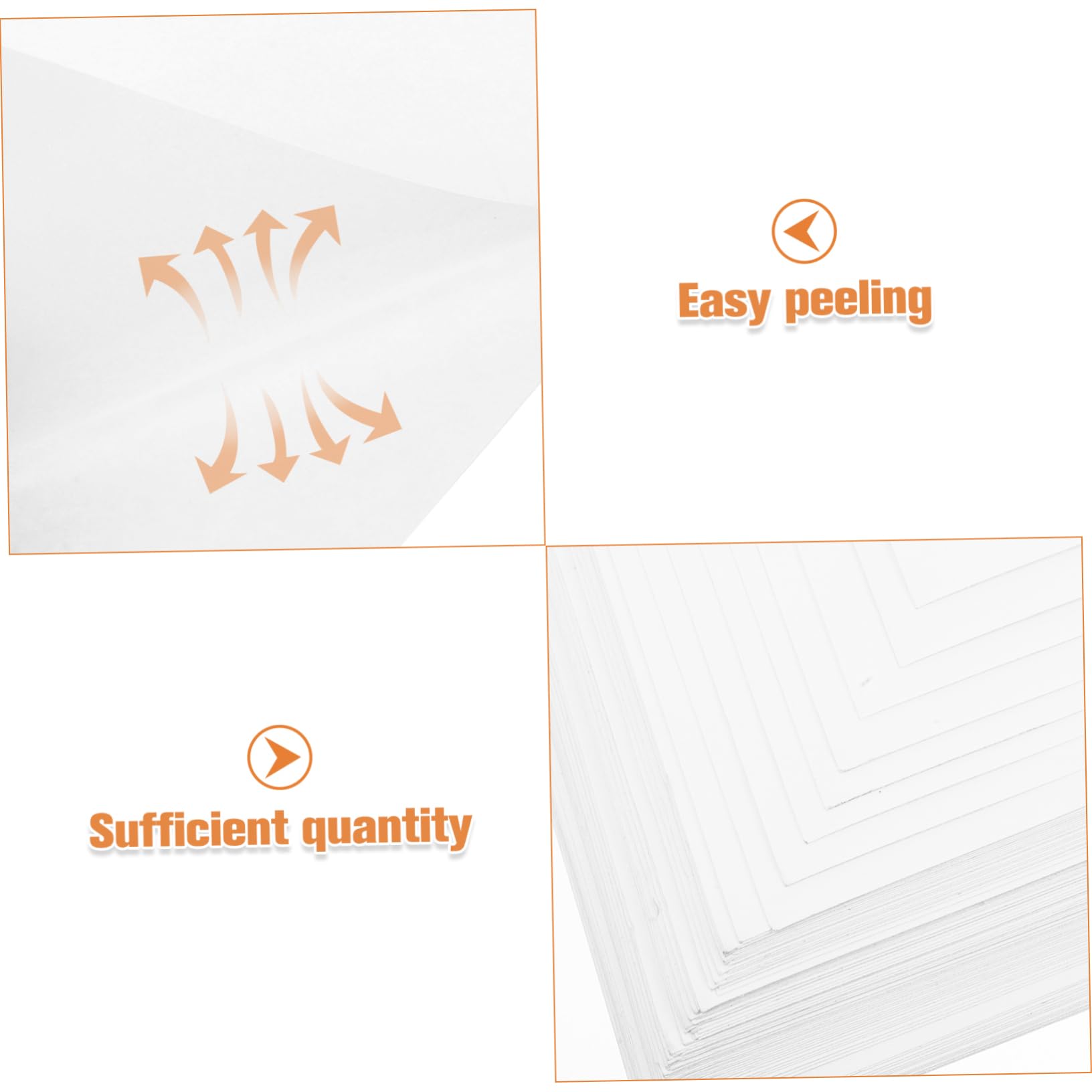100feuilles Impression Étiquettes Autocollantes Mates Compatibles Imprimantes à Jet Encre Pour Expédition Et Stockage