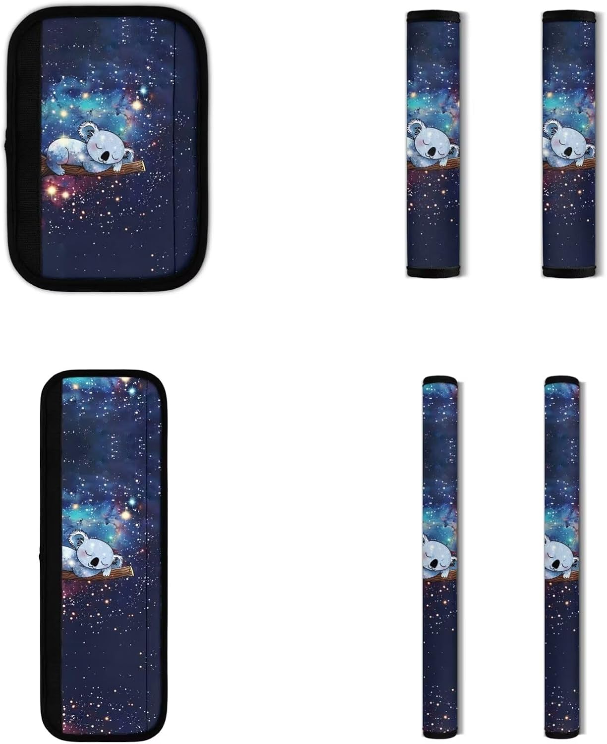 ZOUTAIRONG Sloth Refrigerator Handle Covers Set of 2 Galaxy Fridge Door