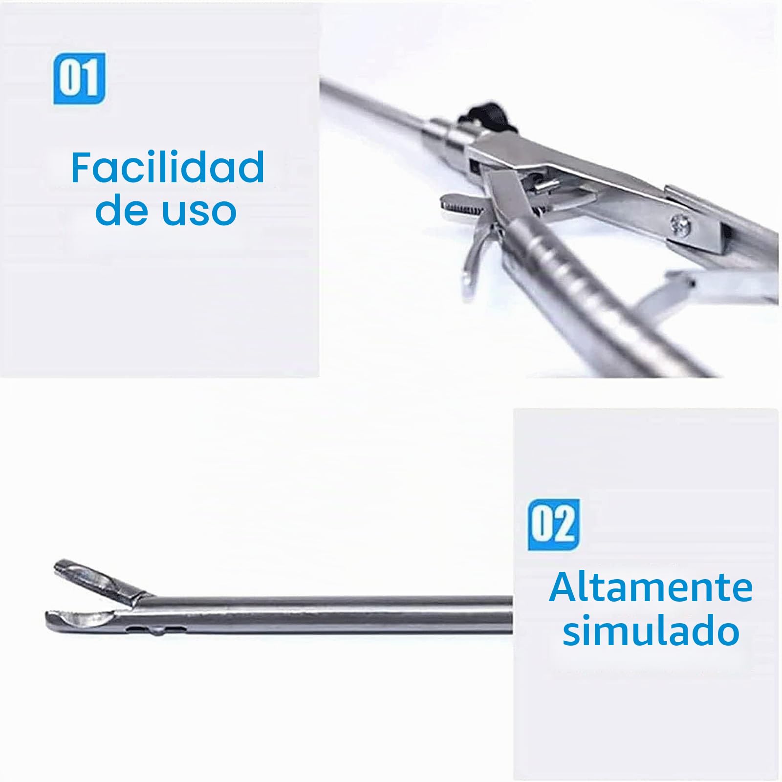 CEEBUS Laparoscopia Grasper Disector Agujas Set de Instrumentos de Práctica, Porta Agujas Laparoscópico de Entrenamiento Endotrainer