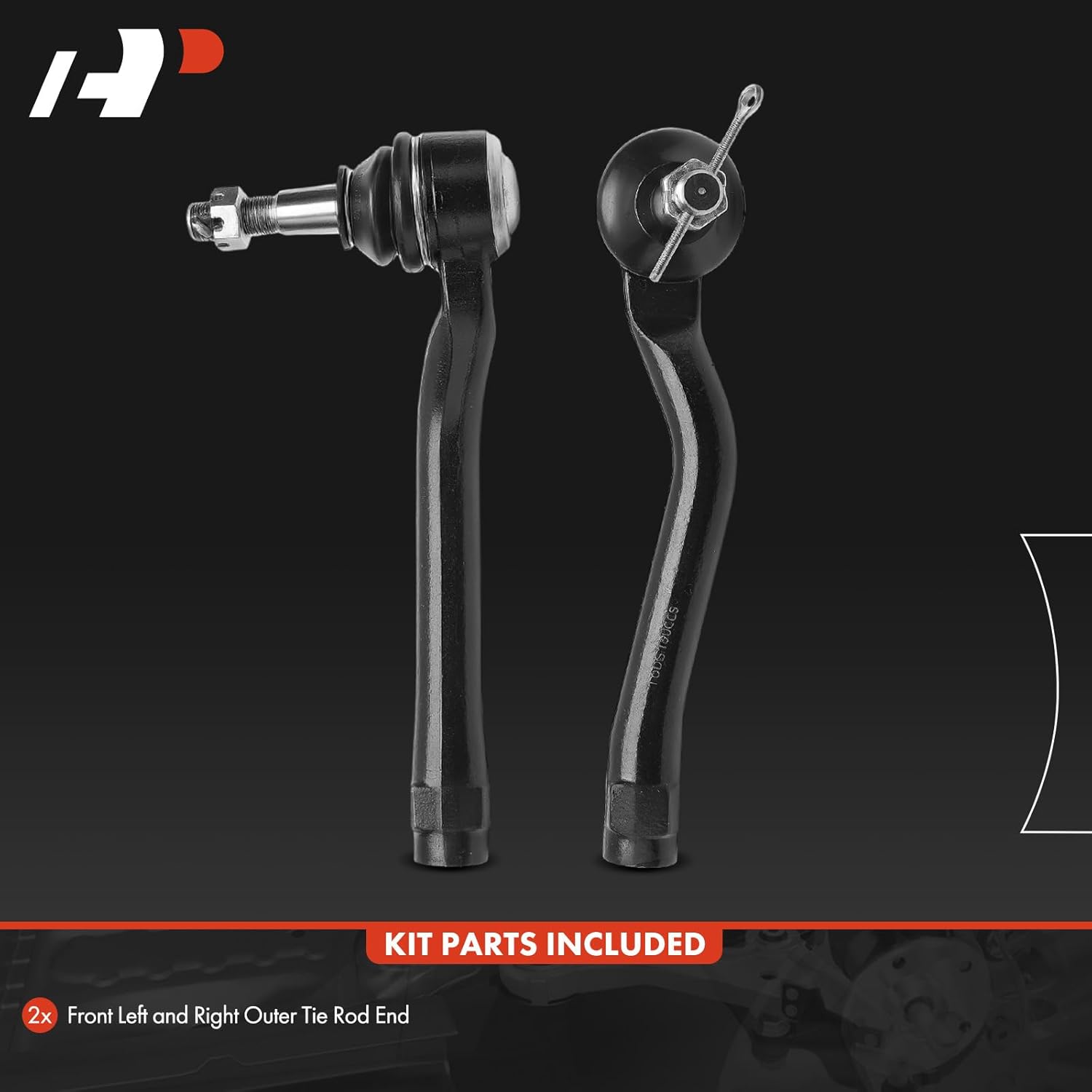 A-Premium 2 x Front Outer Tie Rod Ends, Compatible with Lexus LS460 2007-2017