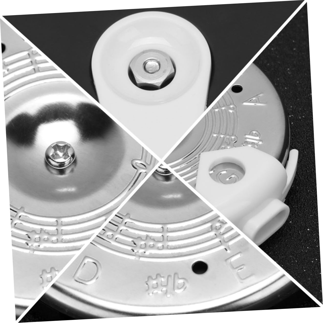 Abaodam 6piezas Sintonizador De Tubo De Afinación C-c Afinador Para Guitarra Violín y Ukelele De De
