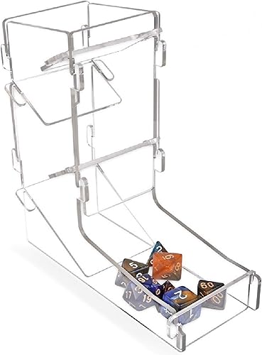 Torre de dados, kit de torre rodante de dados con película protectora mate de doble cara, por favor, arrancar antes de usar y bandeja plegable