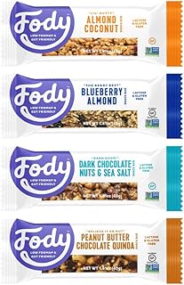 Fody Foods Vegan Protein Nut Bars | Low FODMAP Certified | Gut Friendly IBS Frie - Compare price
