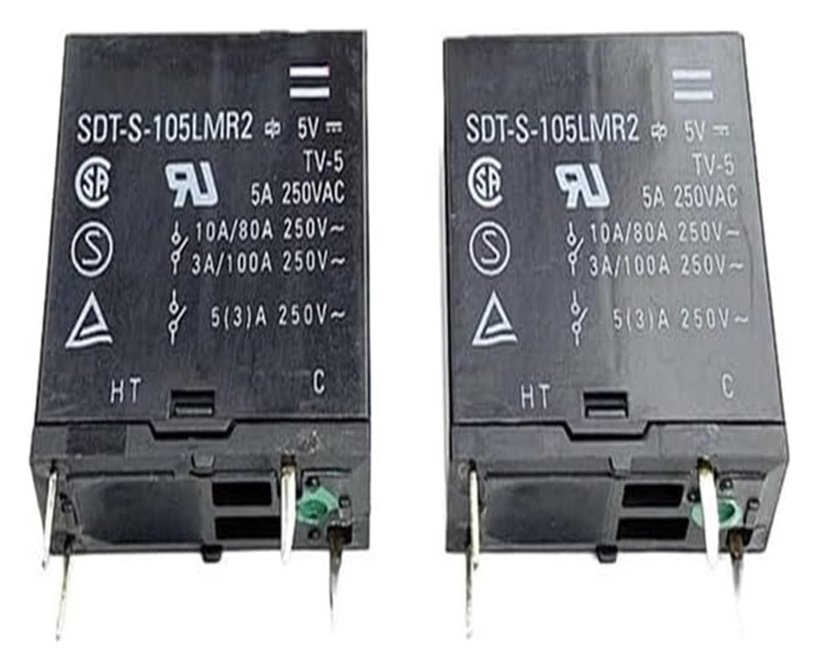 Scheda modulo relè, modulo relè di tensione, Relè SDT-S-105LMR2 5V compatibile con Arduino Raspberry Pi 10 PZ/LOTTO