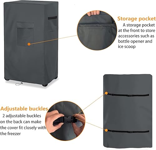 Miniatura 5 de Cubierta de enfriador evaporativo para enfriador evaporativo MC26A, cubierta impermeable resistente al agua, 21 pulgadas de largo x 15 pulgadas de