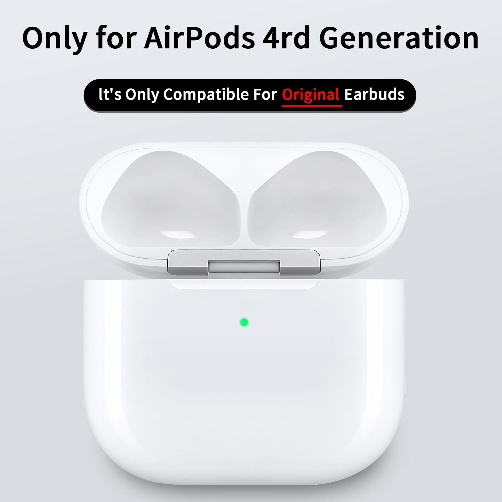 Custodia Ricarica Wireless Per AirPods 4a Generazione | Batteria 620mAh Custodia Ricarica Wireless Per AirPods 4a Generazione | Batteria 620mAh