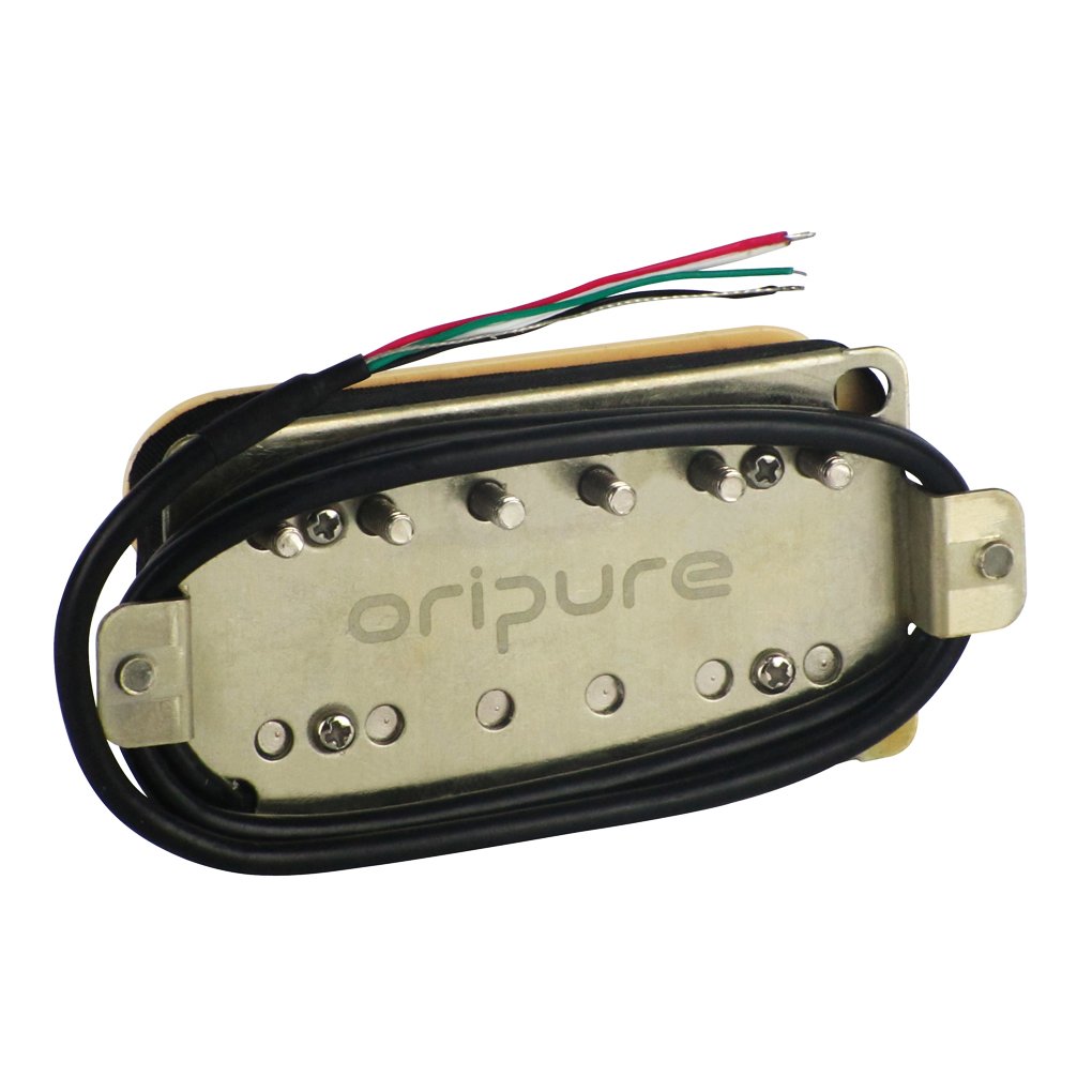 Pickup Humbucker Zebra Alnico 5 Per Chitarra Elettrica &ndash; Posizione Manico, 4 Conduttori