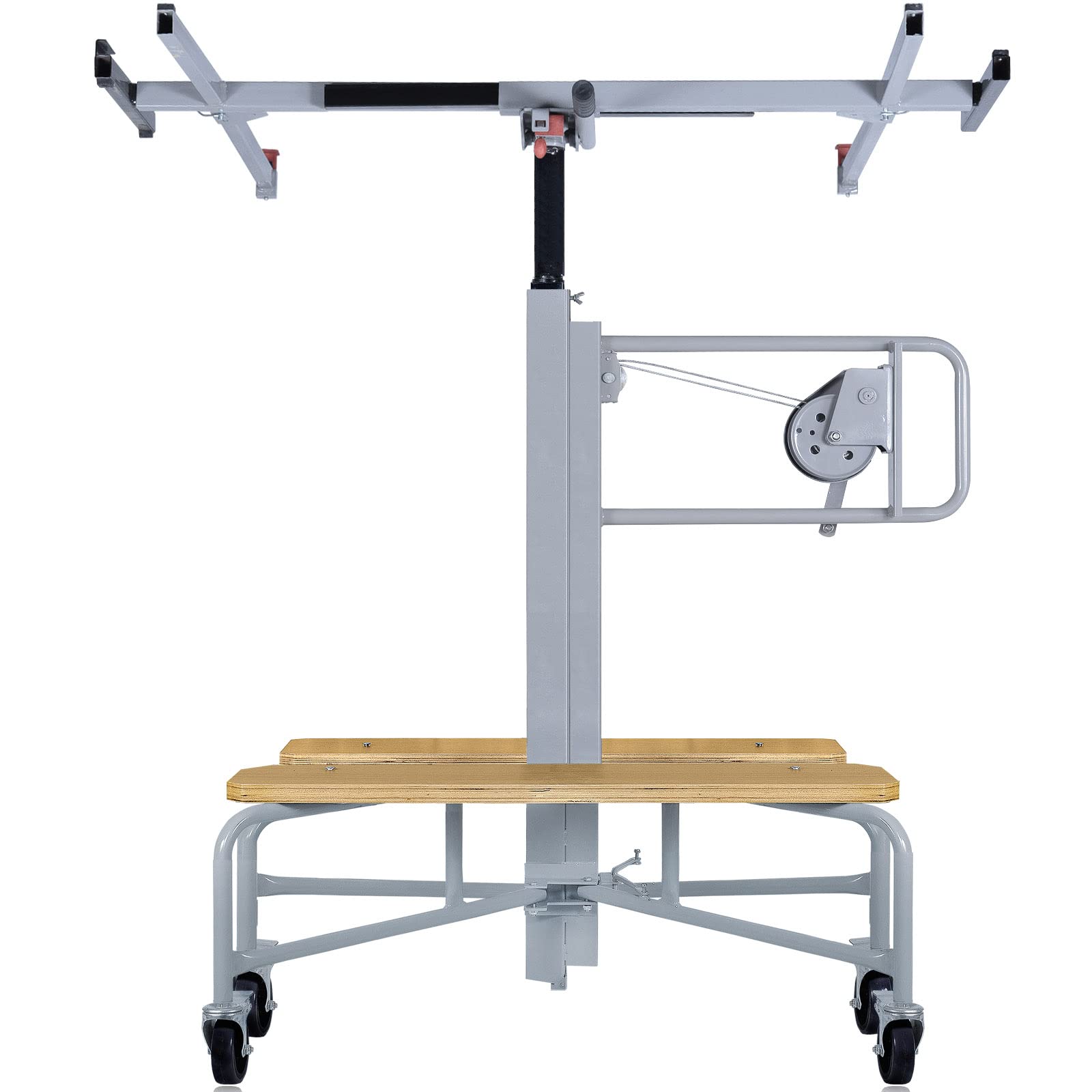 Werku WK602160, Élevateur Panneaux-Plaques Horizontal-Vertical, Qualité Professionnelle, Normes EN14194 et EN ISO 12100, Charge Max 75 kg, Hauteur Max 4 m