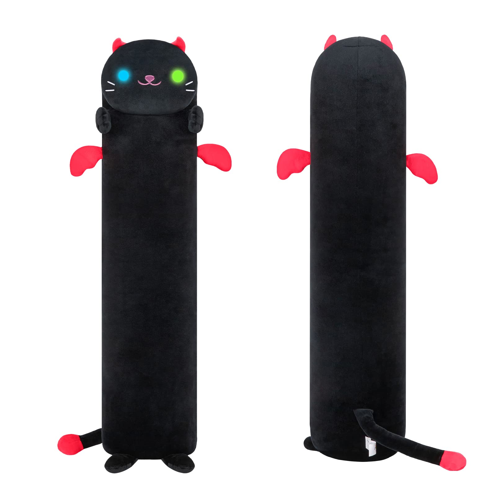 Mewaii 70CM Peluche Cuscino Lungo Gatto per Bambina Cuscino di Peluche Kawaii Giocattoli Abbraccio Morbido Cuscino Cuscino Giocattolo Regalo per Ragazza