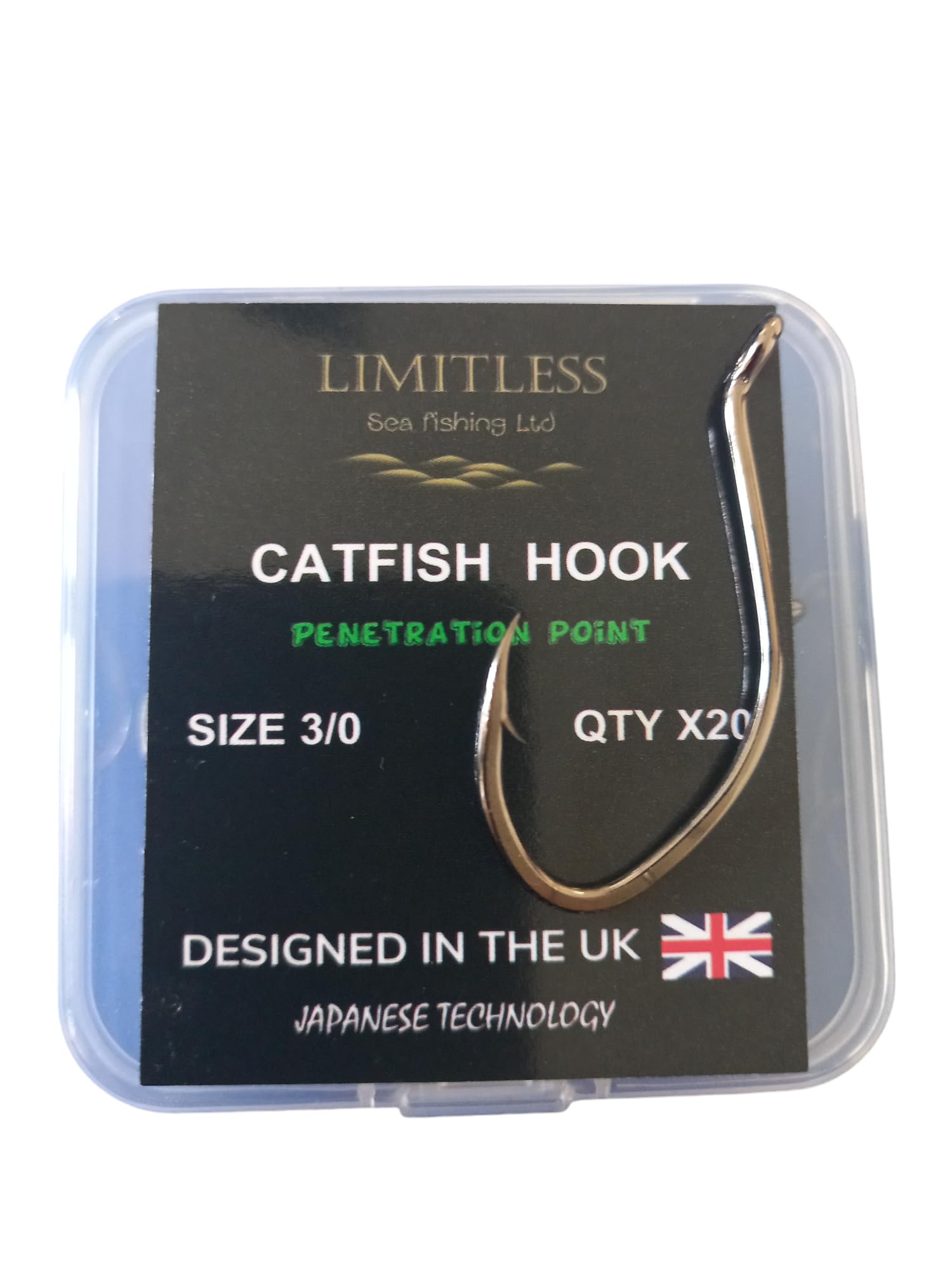 Catfish hooks 20 pack (1/0)