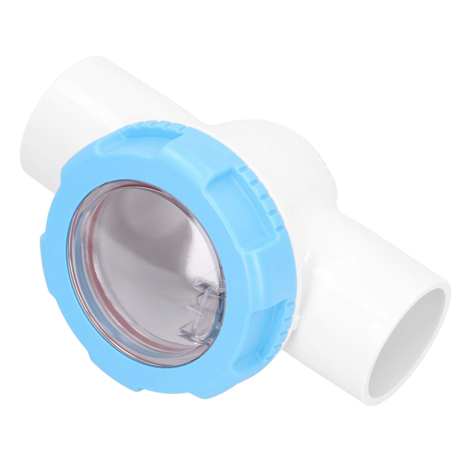 Válvula de Retención Visible Antirreflujo de 2 Pulgadas que Previene Daños por Agua para Piscinas Instalación de Tuberías Unidireccionales para Piscinas de Sauna de Aguas Termales ABS+PVC