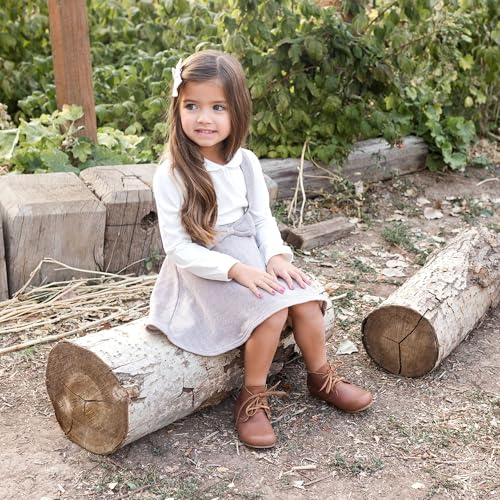 Image of Hope & Henry Girls' Peter Pan Mix Media Top