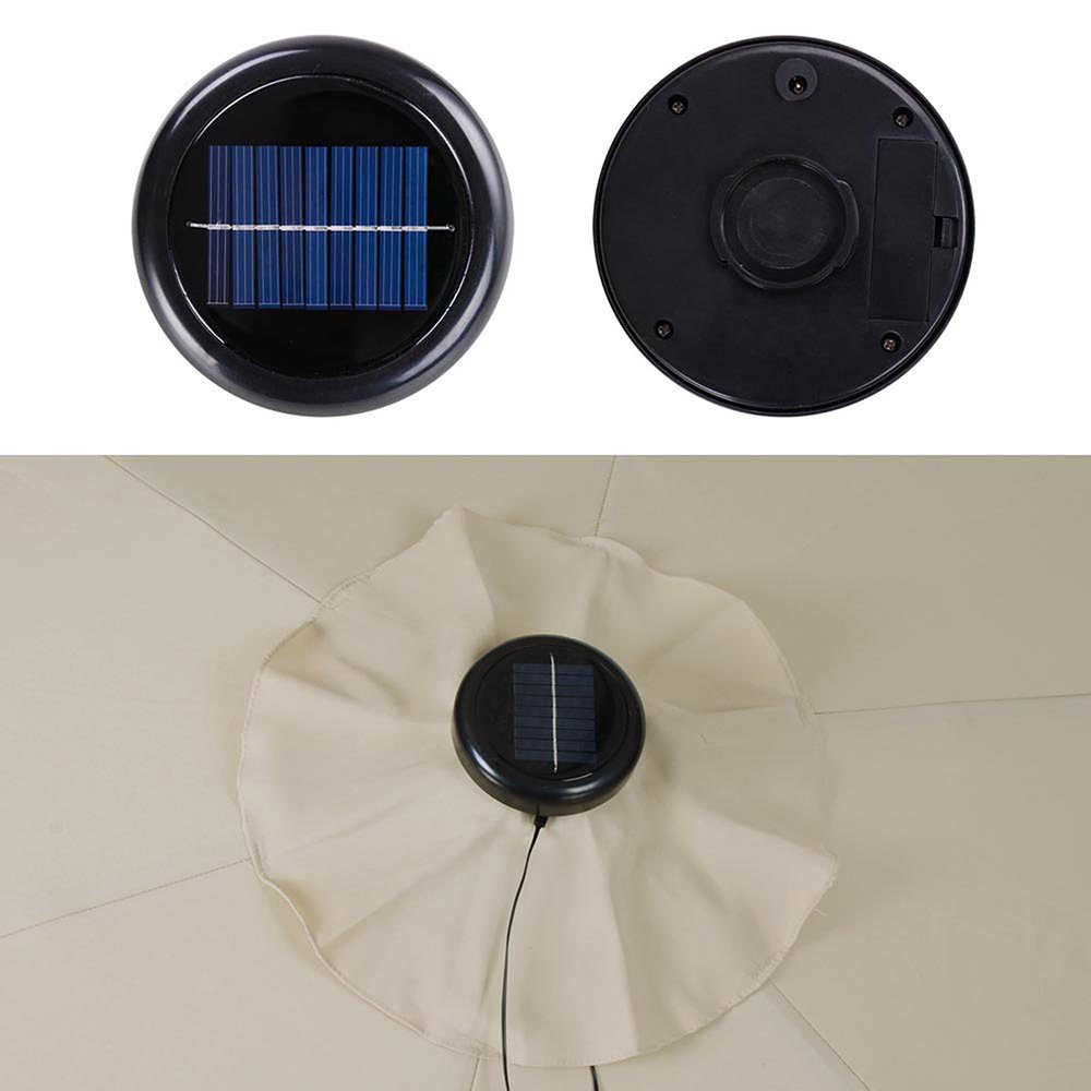allen + roth patio umbrella Replacement Canopy for Allen Roth AG75ADT2-ELSU-B-LS 11' Solar Umbrell