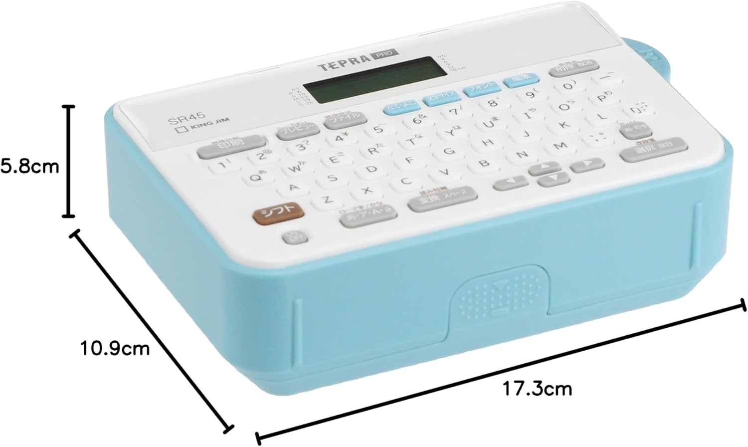 キングジム(Kingjim) King Jim Label Writer Tepra PRO SR45 (Compatible Label Width: 0.1-0.7 inches (4-18 mm) Width)
