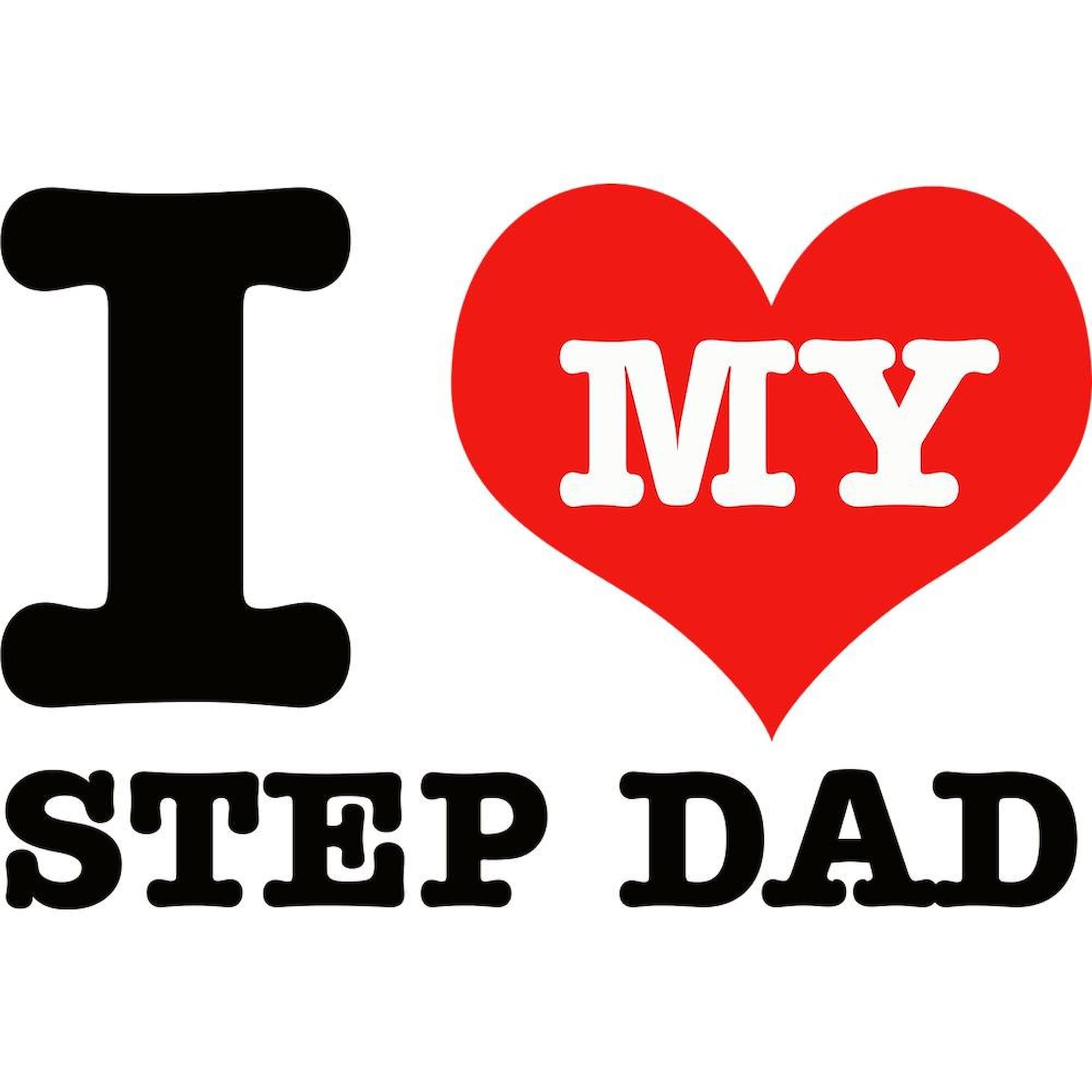 CafePress I Love My Step Dad Queen Duvet Cover, Printed Comforter Cover, Unique Bedding